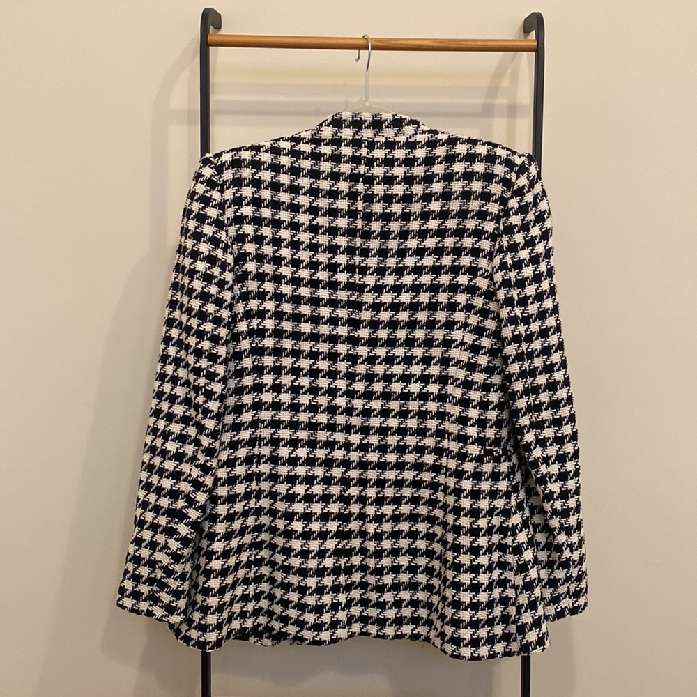 ✨NWT✨ ZARA Houndstooth Blazer - Picture 6 of 8